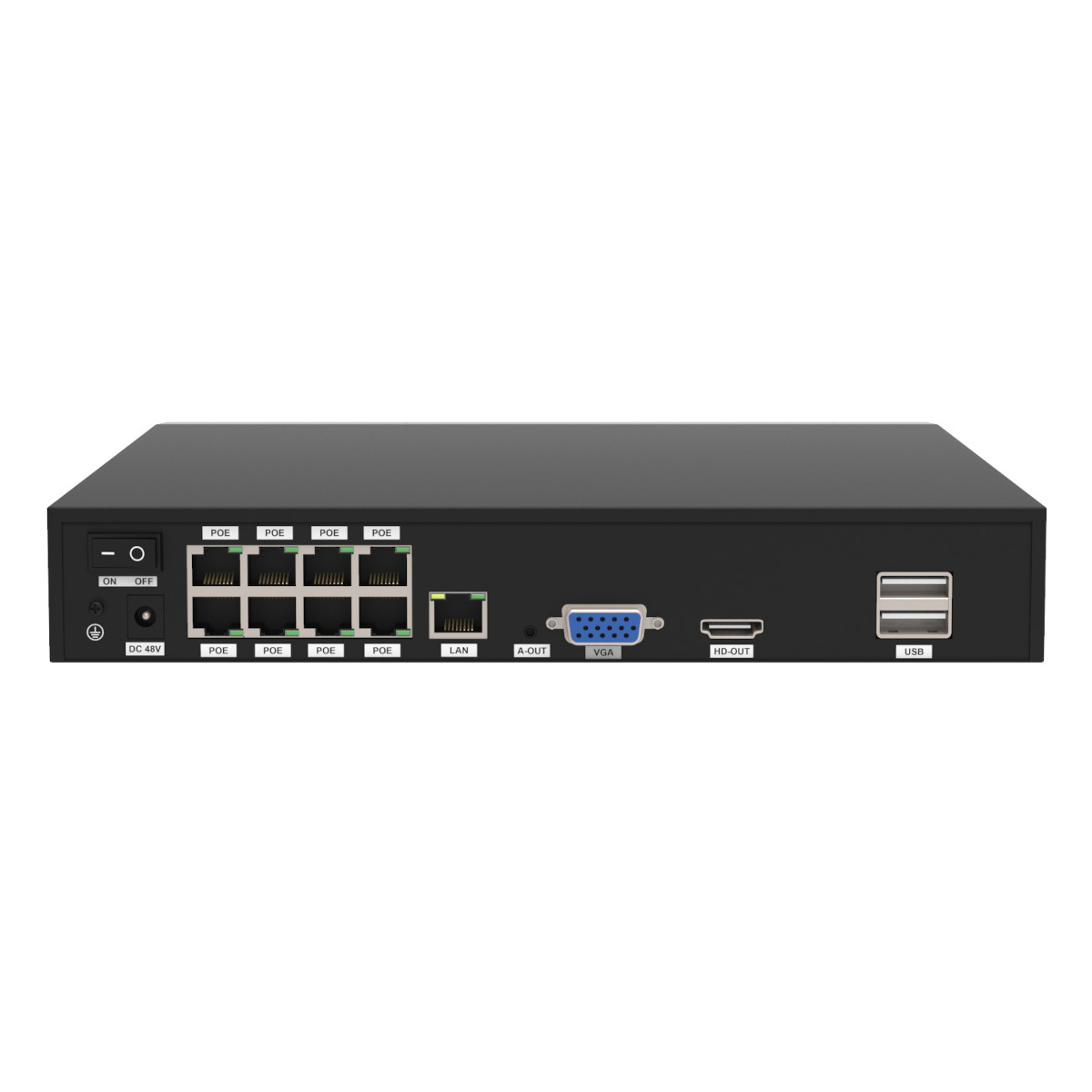 Foscam FN9108E-T4-2T Video-Überwachungssystem Schwarz 4x 3K PoE Dome Kamera, 1x 8-Kanal NVR NVR Produkt Bild 8