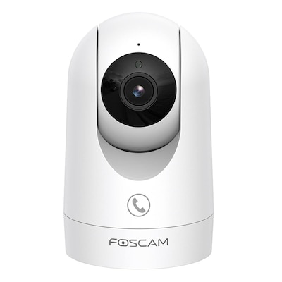 Foscam R8M WLAN Überwachungskamera Weiß 8MP (3840x2160), WiFi 6, Notruftaste, Auto-Tracking-Funktion