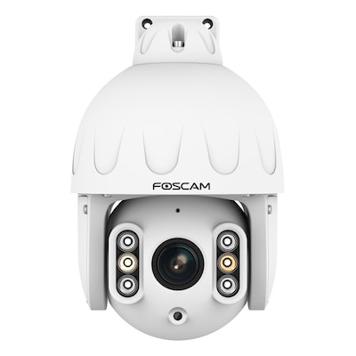 Foscam SD8EP PoE Überwachungskamera Weiß 8MP (3840x2160), Power over Ethernet, Schwenk- und Neigefunktion, 4x optischer ...