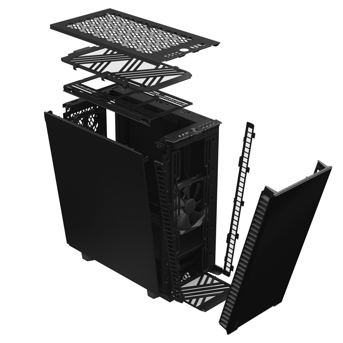 ◆◆ Fractal Design Define 7 Compact ◆◆ Fractal Design Define 7 Compact Black Brushed Aluminum/Steel