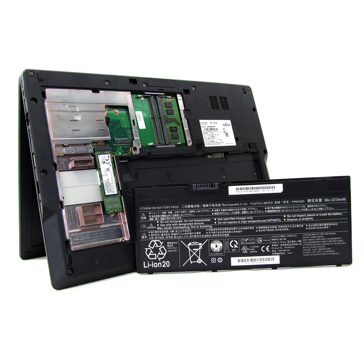 Fujitsu LIFEBOOK E548 i5 (8. Generation), 8 GB, 256 GB SSD, 14" Full HD, UHD Graphics 620, 4G LTE, Win 11 Pro Notebooks Produkt Bild 7