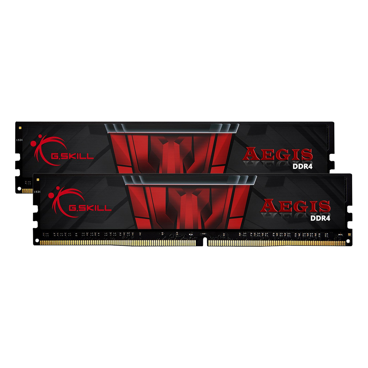 Image of G.SKILL Aegis Schwarz 16GB Kit (2x8GB) DDR4-3000 CL16 DIMM Arbeitsspeicher