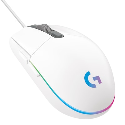 Logitech® G203 LIGHTSYNC Gaming Maus, weiß