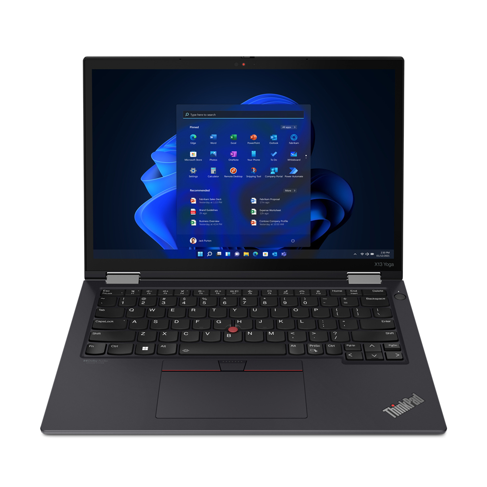 Wie neu: Lenovo ThinkPad X13 Yoga 3RD GEN i5 12. Generation, 16 GB, 256 GB SSD, 13,3" WUXGA, Iris Xe Graphics, 4G LTE, Win 11 Pro | Refurbished