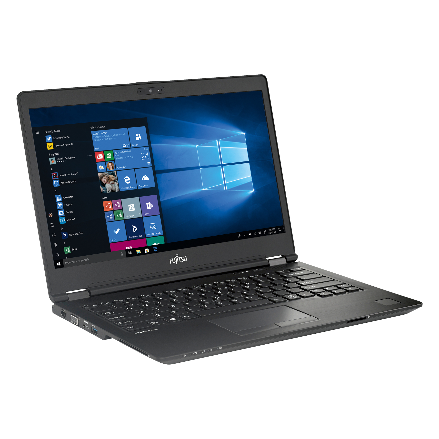 Fujitsu LIFEBOOK U7410 i7, 16 GB, 512 GB SSD, 14" Full HD, UHD Graphics 620, 4G LTE, Win 11 Pro Notebooks Produkt Bild 2