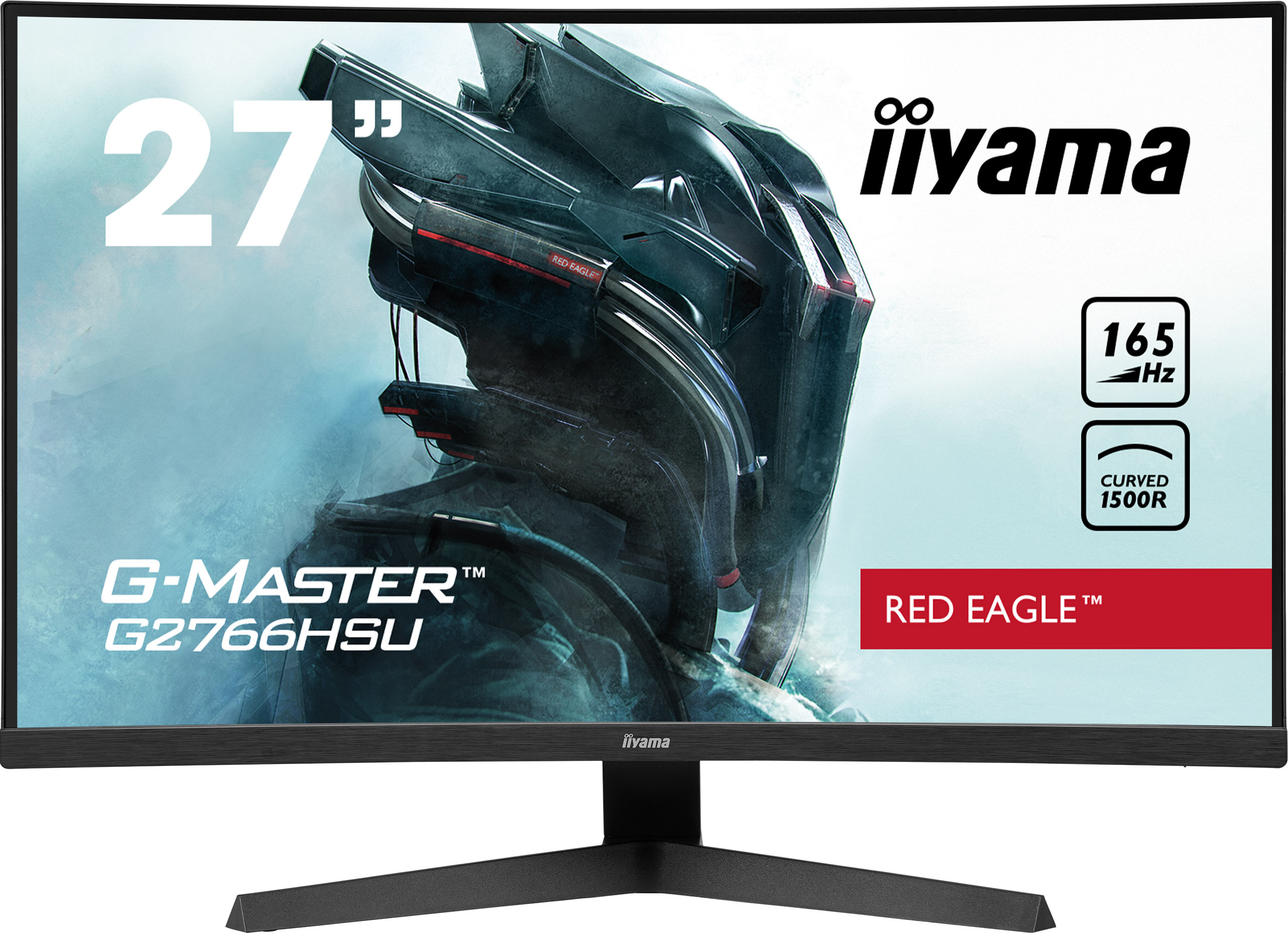 Iiyama G-Master G2766HSU-B1 Gaming Monitor - 69 cm (27 Zoll), Curved 1500R, 165 Hz