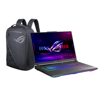 ASUS ROG Strix G16 G614JV-N4120W + ASUS ROG BP1501G Rucksack - 16" WQXGA IPS, 240Hz, Intel Core i9-13980HX , 16GB RAM, 1...