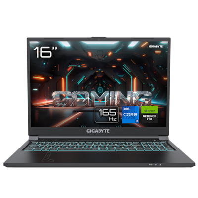 GIGABYTE G6 KF-73DE854KH B-Ware - 16" FHD 165Hz Display, Intel Core i7-13700H, 16GB RAM, 1TB SSD, NVIDIA GeForce RTX™ 40...