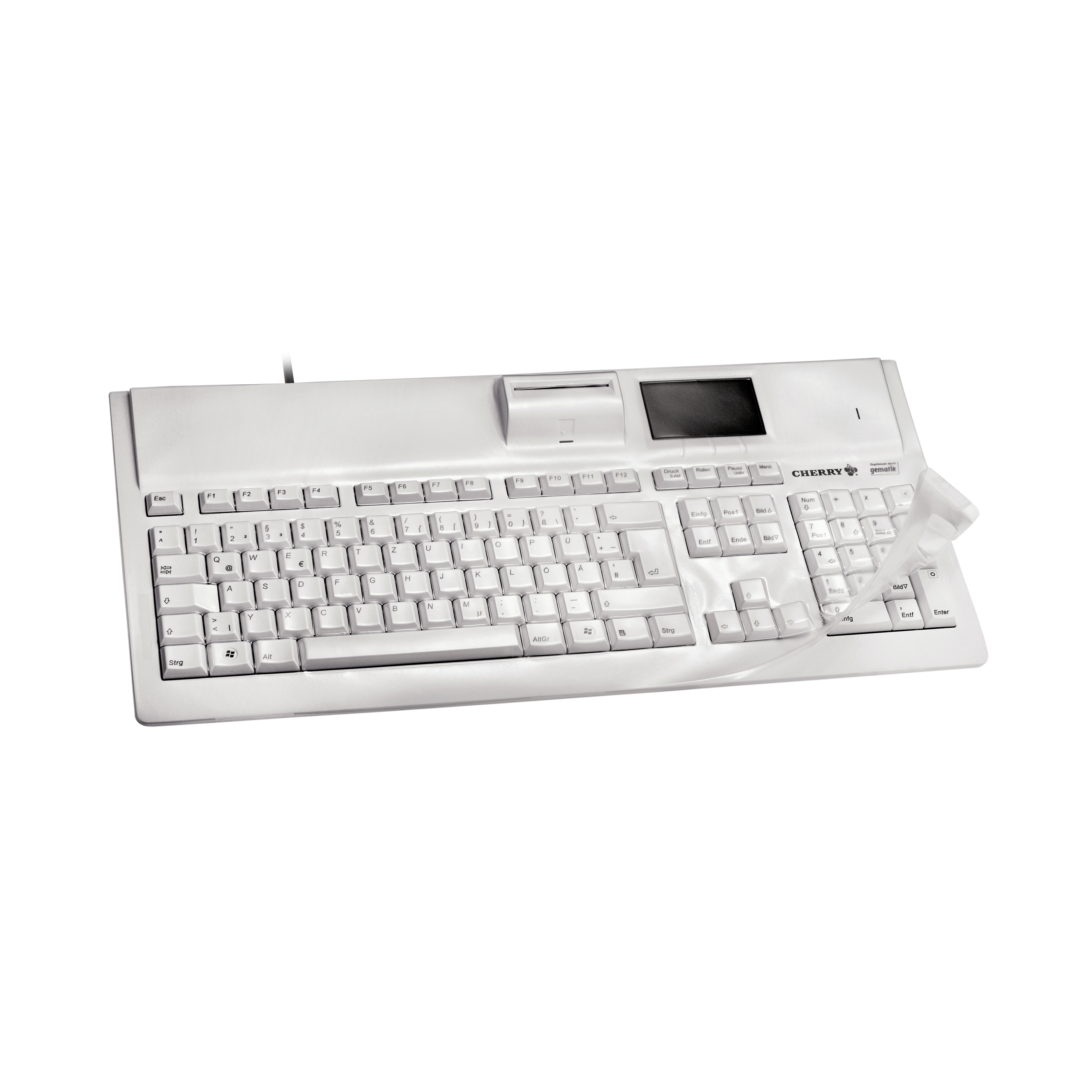 CHERRY ABDECKFOLIE "WetEx" MATT 6105 Flexible Tastatur-Schutzfolie