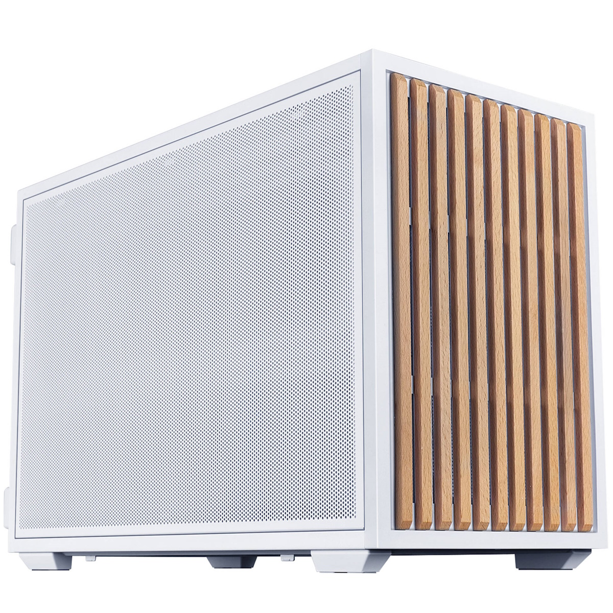 Lian Li DAN Cases B4-mATX Wood White | PC-Gehäuse