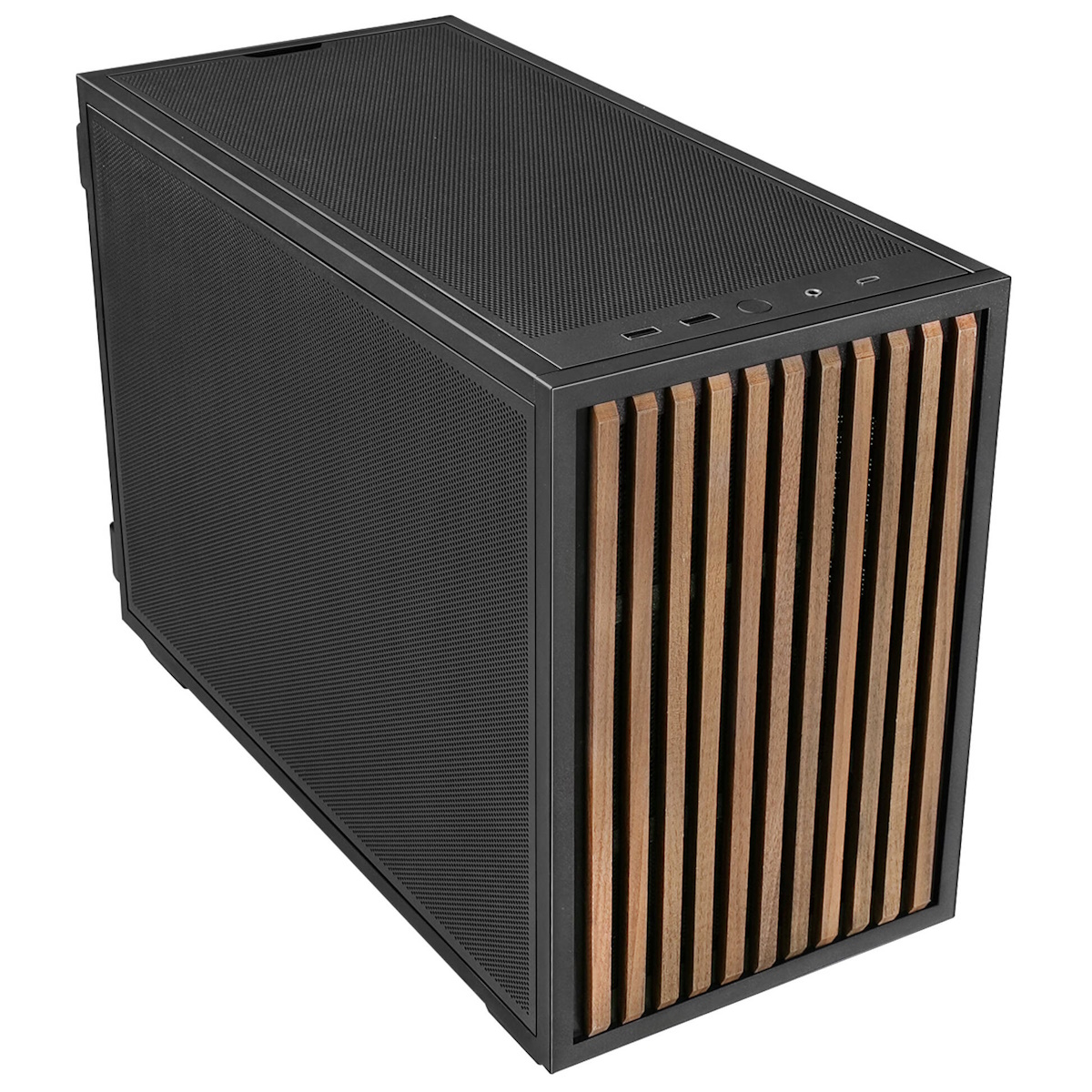 Lian Li DAN Cases B4-mATX Wood Black | PC-Gehäuse Gehäuse Produkt Bild 2