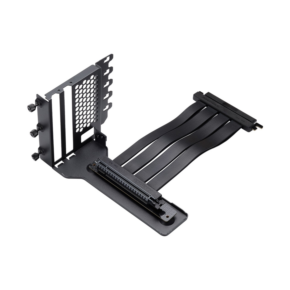 PHANTEKS Vertikales GPU-Bracket II + PCIe 4.0 x16 Riser-Kabel 220m - schwarz