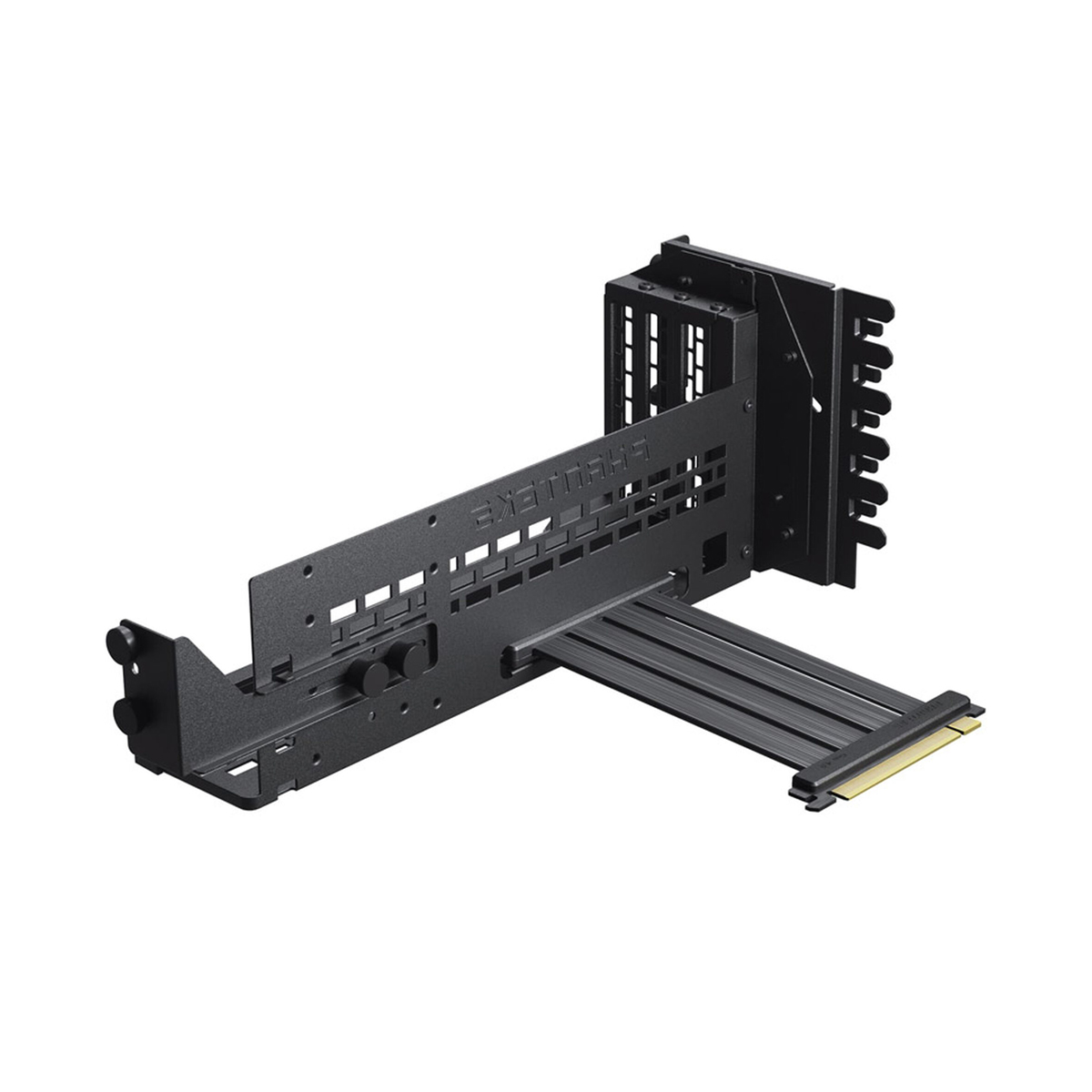 Thumbnail - PHANTEKS Vertikales GPU-Bracket + PCIe 4.0 x16 Riser-Kabel DRGB 220 mm - schwarz