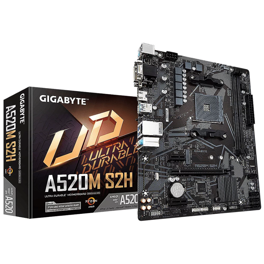 Thumbnail - Gigabyte A520M S2H Mainboards