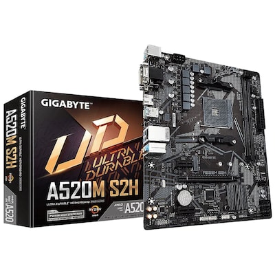 Thumbnail - Gigabyte A520M S2H Mainboards