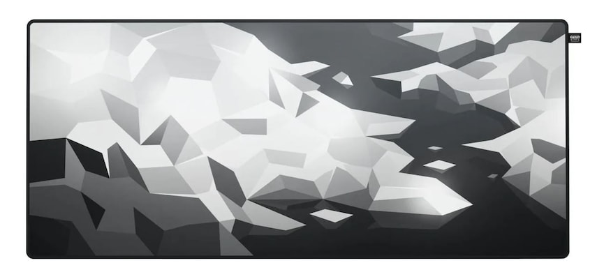 Thumbnail - Cherry GP5 XL Gaming-Mauspad, Litus White Edition High-Speed-Stoffoberfläche, Rutschfest, Vernähte Kanten, Maschinenwasc...