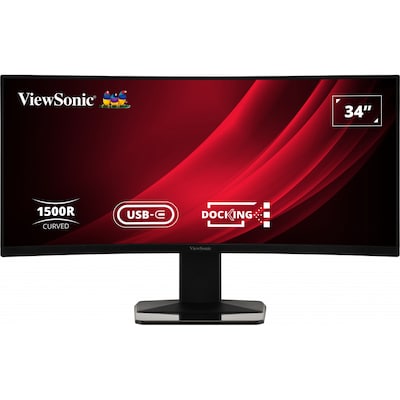 ViewSonic VG3419C Office Monitor 34" UWQHD VA, 120 Hz, 3.5ms