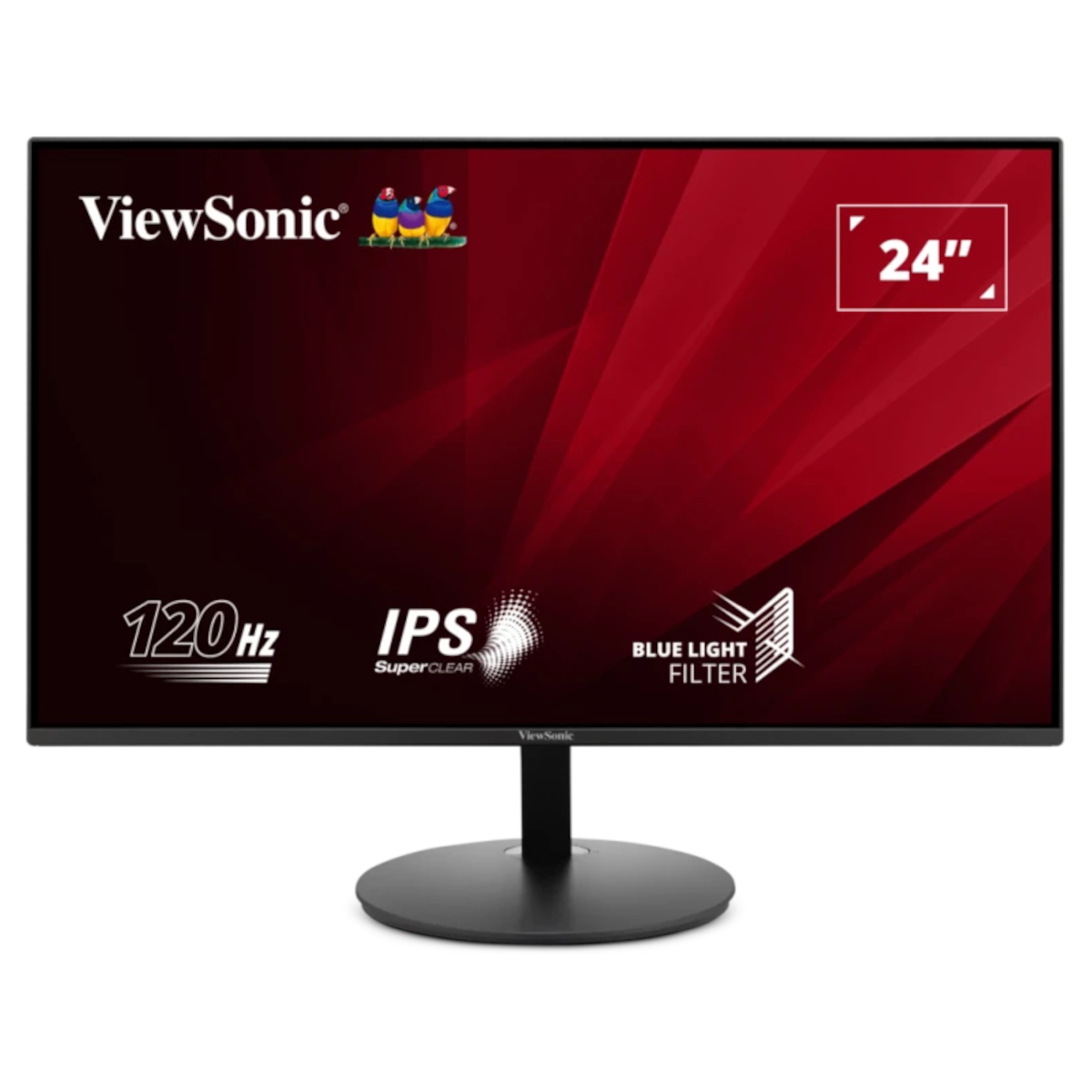ViewSonic VA24E1H Office Monitor - IPS-Panel, 120Hz HDMI, VGA-Eingänge, Full HD 1080p