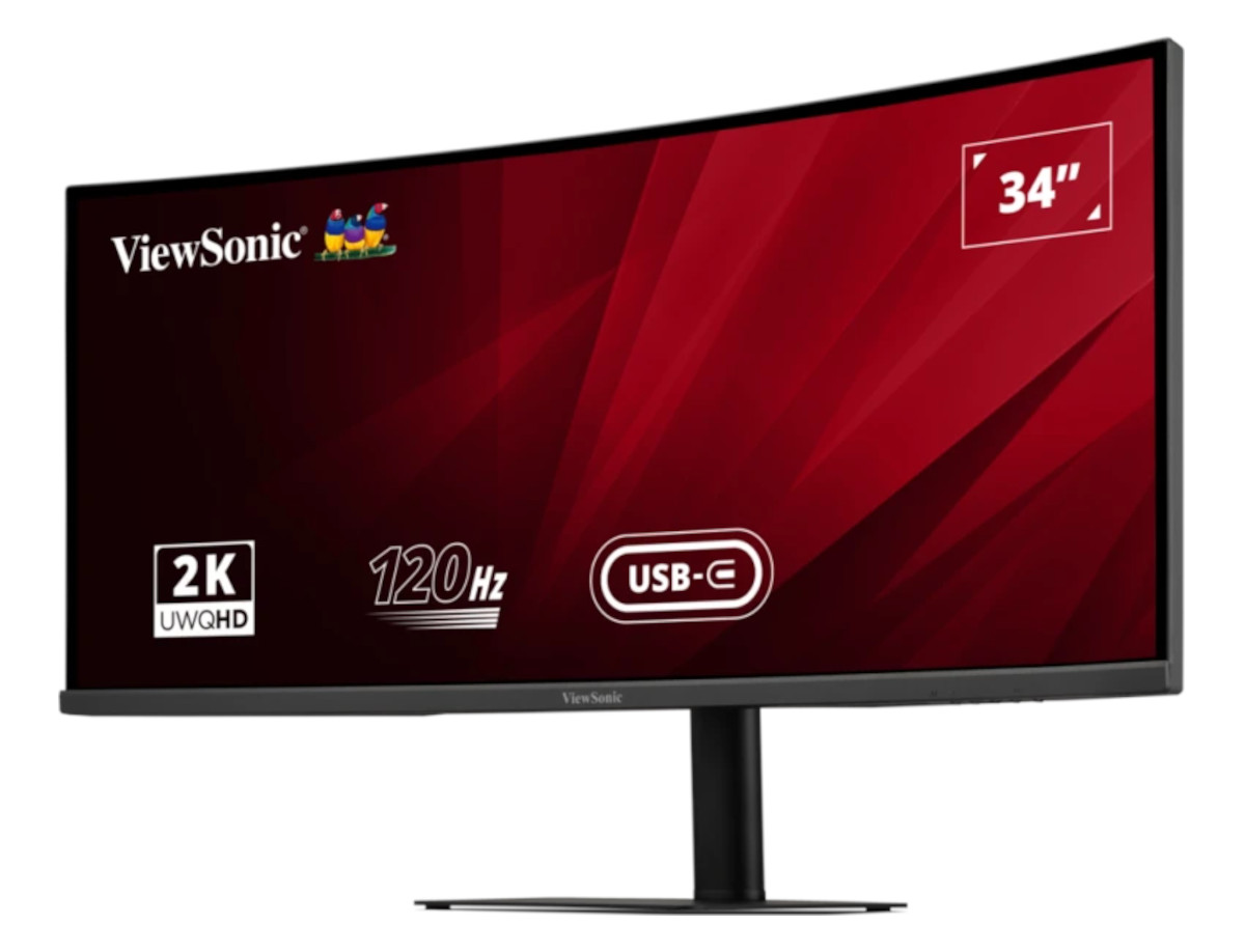 ViewSonic VA3420C-Office Curved Monitor - UWQHD , 120Hz B-Ware Höhenverstellung, Power Delivery 96 Watt Displays Produkt Bild 3