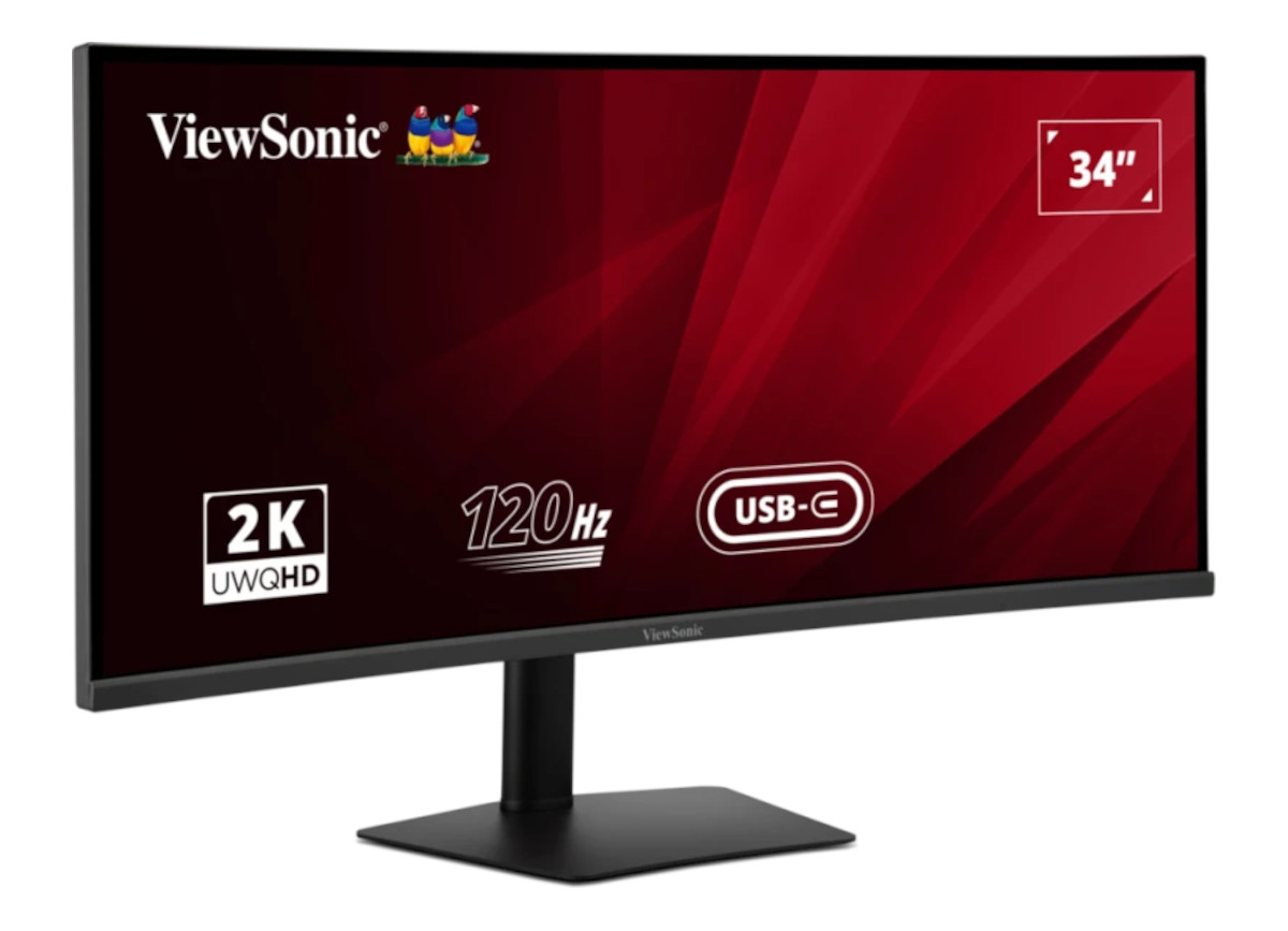 ViewSonic VA3420C-Office Curved Monitor - UWQHD , 120Hz B-Ware Höhenverstellung, Power Delivery 96 Watt Displays Produkt Bild 2