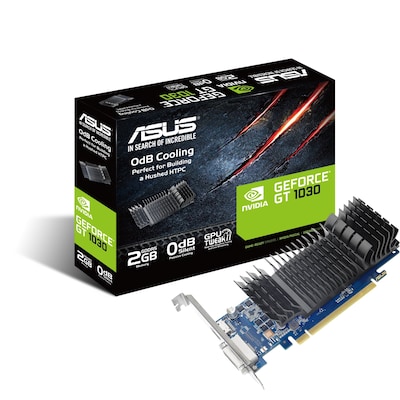 ASUS GeForce GT 1030, GT1030-SL-2G-BRK, 2GB GDDR5, DVI, HDMI