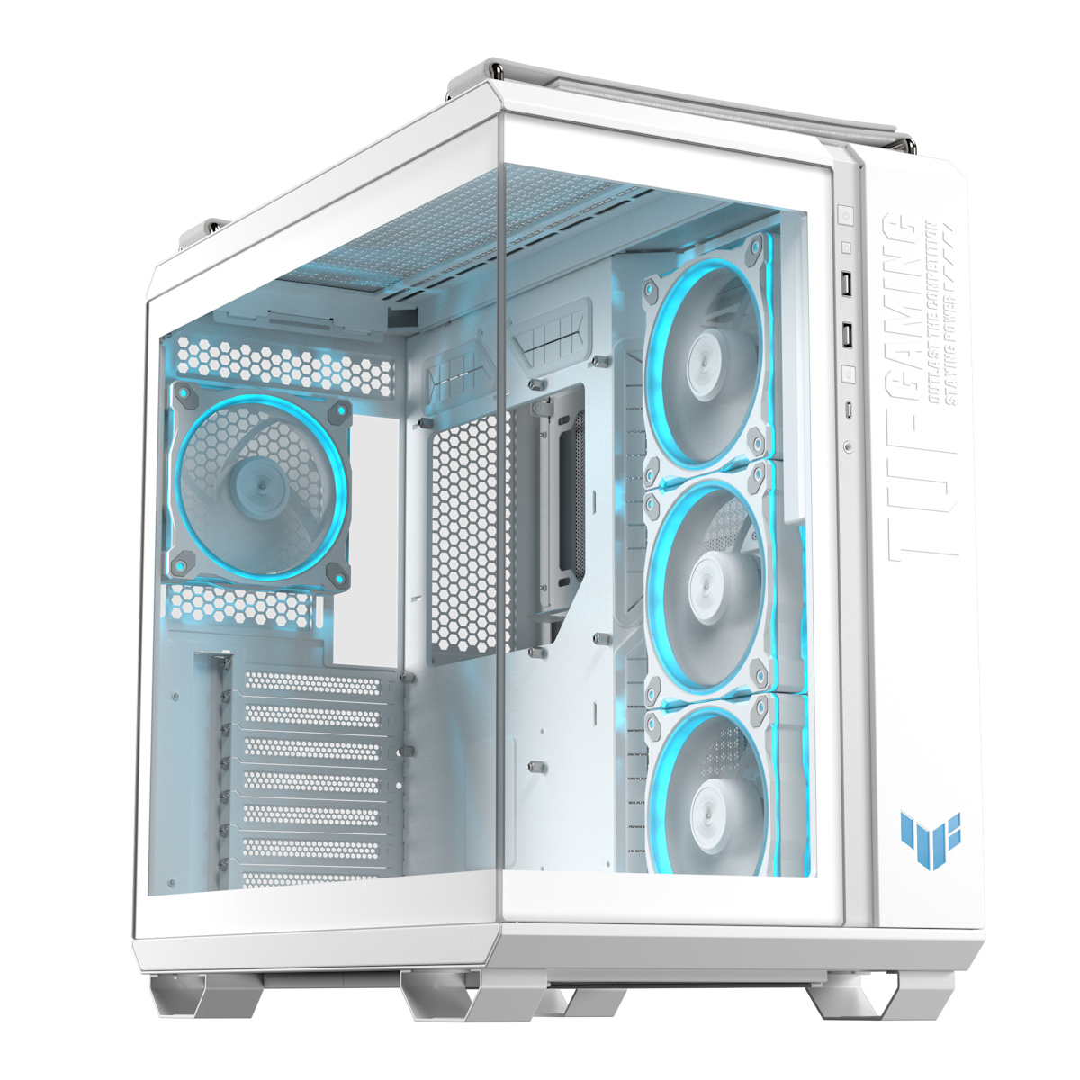 ASUS TUF Gaming GT502 Horizon TG ARGB White | PC-Gehäuse