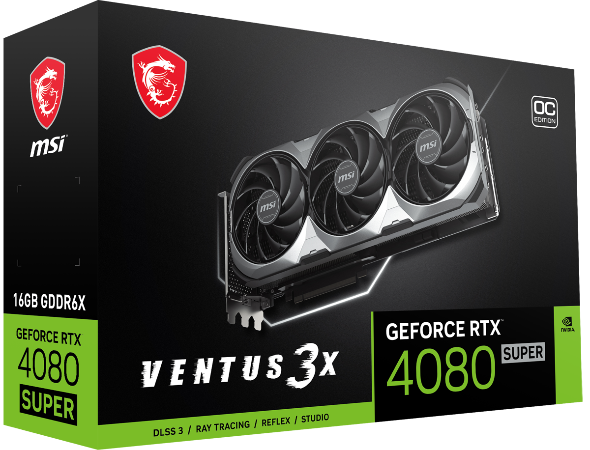 MSI GeForce RTX 4080 Super 16G VENTUS 3X OC - Grafikkarten online
