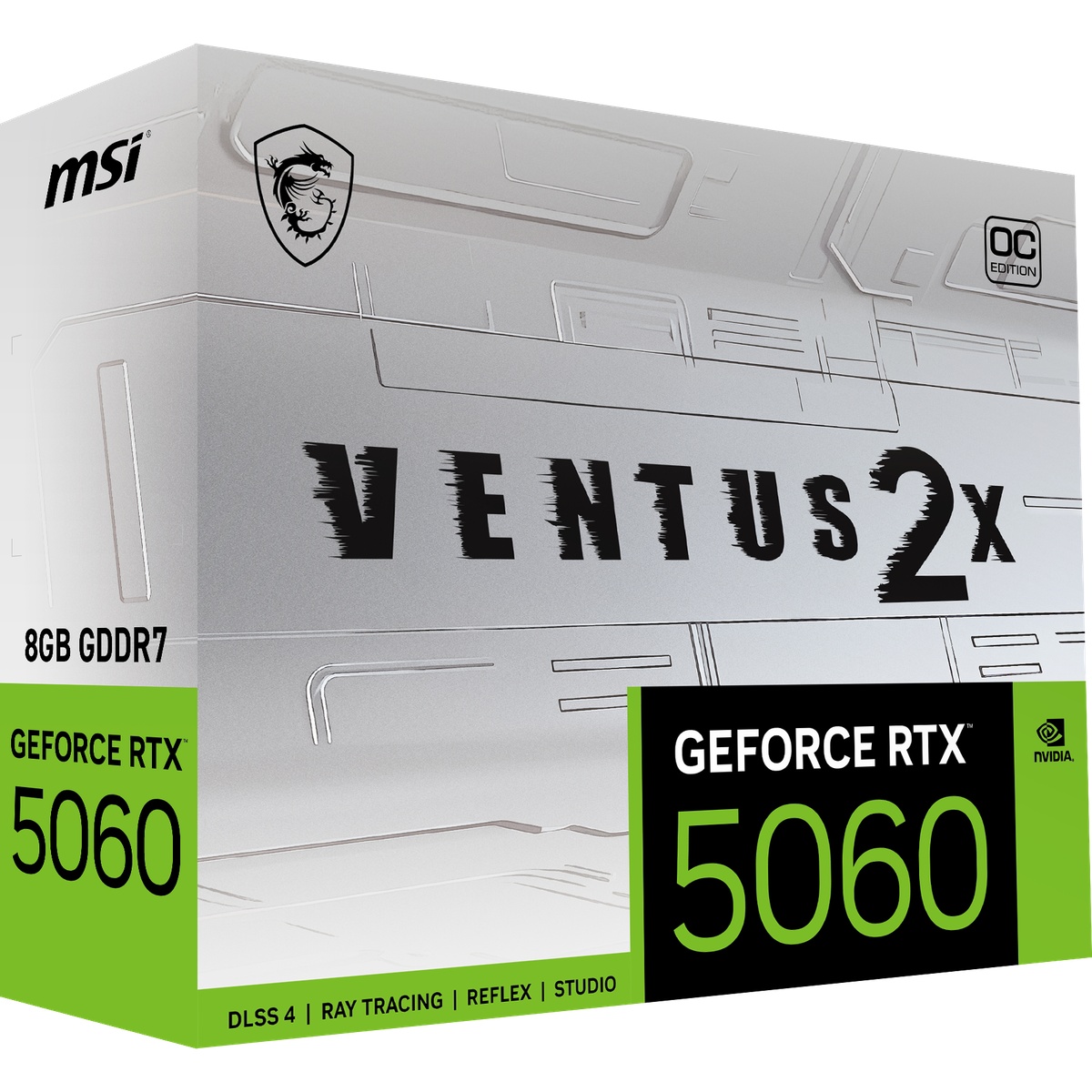 MSI GeForce RTX 5060 8G VENTUS 2X OC WHITE - Grafikkarten online