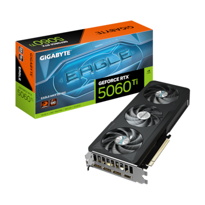 KOMP. GIGABYTE GeForce RTX 5060 Ti EAGLE MAX OC 16G - 16GB GDDR7, HDMI, 3x DP