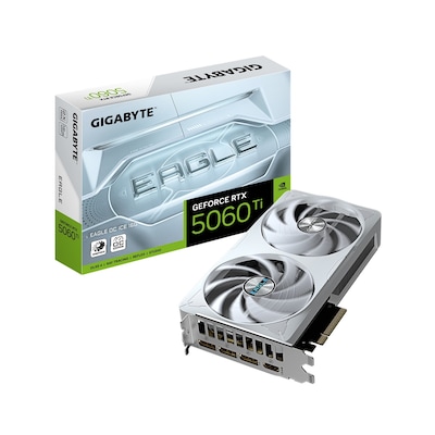 GIGABYTE GeForce RTX 5060 Ti 16GB Eagle ICE OC - 16GB GDDR7, HDMI, 3x DP