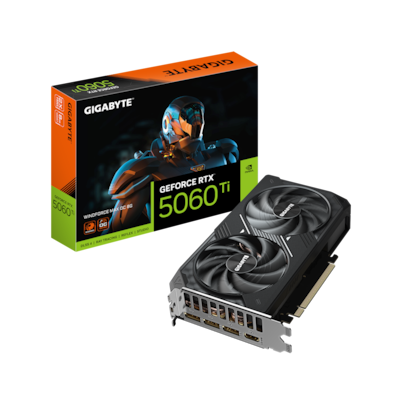 KOMP. GIGABYTE GeForce RTX 5060 Ti Windforce MAX OC 8G - 8GB GDDR7, HDMI, 3x DP