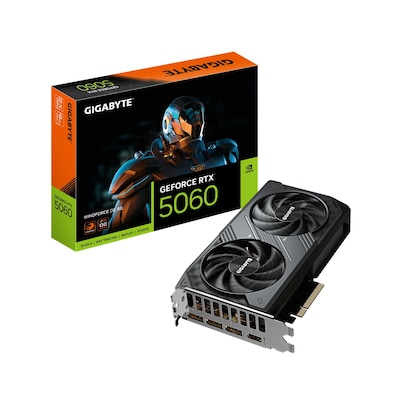 Gigabyte GeForce RTX 5060 8GB Windforce OC - 8GB GDDR7, HDMI, 3x DP