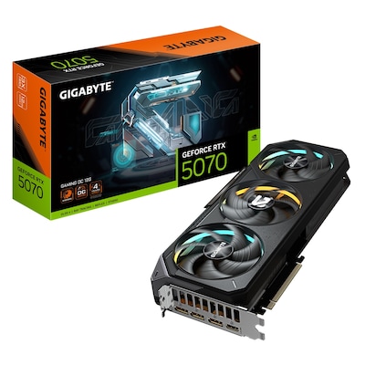 GIGABYTE GeForce RTX 5070 Gaming OC 12G - 12GB GDDR7, HDMI, 3x DP