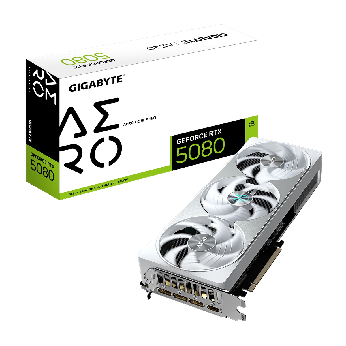 GIGABYTE GeForce RTX 5080 Aero OC SFF 16G B-Ware - 16GB GDDR7, 2x HDMI, 3x DP