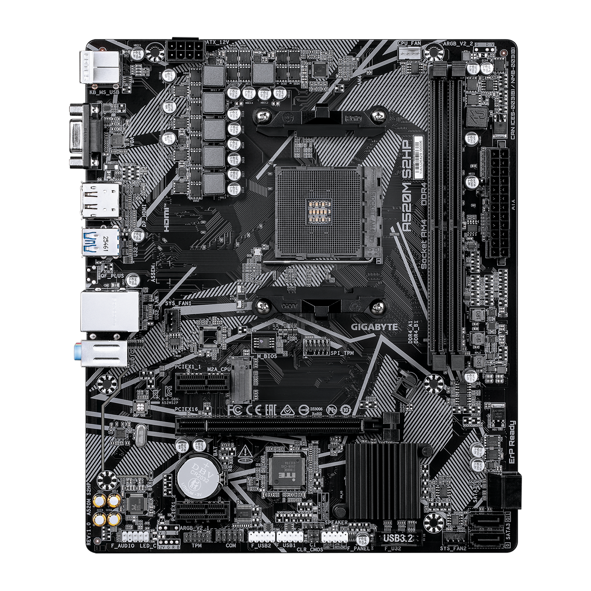 GIGABYTE A520M S2HP Mainboard Sockel AM4