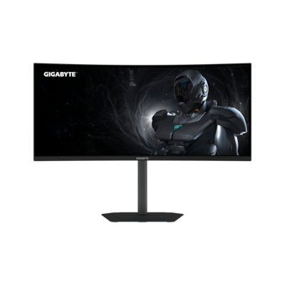 Gigabyte GS34WQCA 34 Zoll - Curved Gaming Monitor VA Panel, WQHD, 120 Hz, 1 ms, HDR10, HDMI, DP