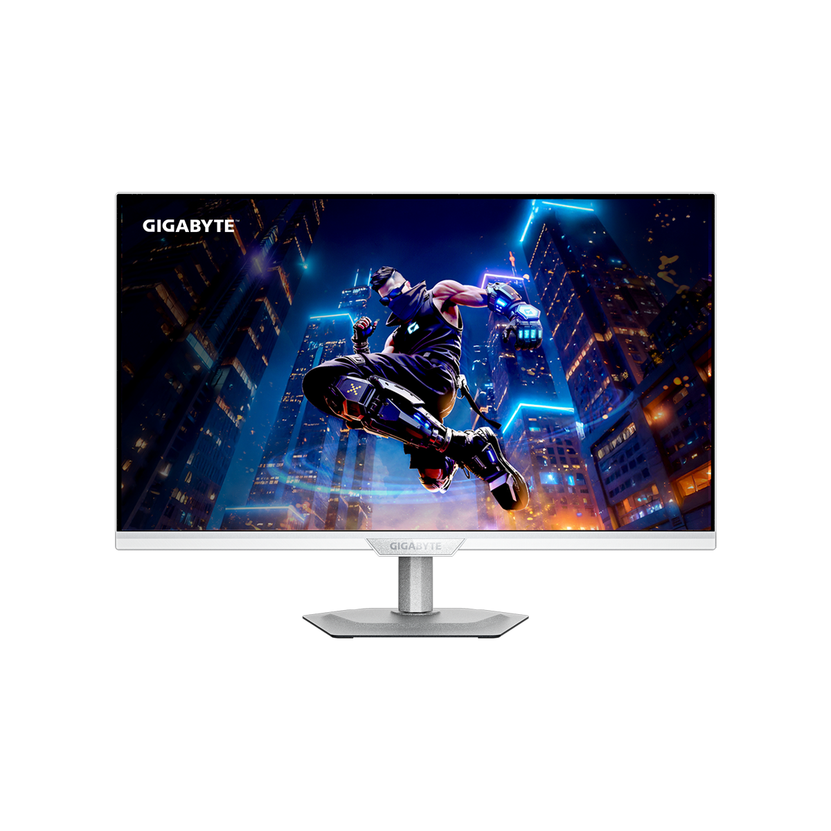 Gigabyte M27UP ICE 27 Zoll - Dual Mode Gaming Monitor Fast IPS Panel, 4K UHD 160 Hz oder FHD 320 Hz, 1ms, HDMI 2.1, DP, USB-C, KVM