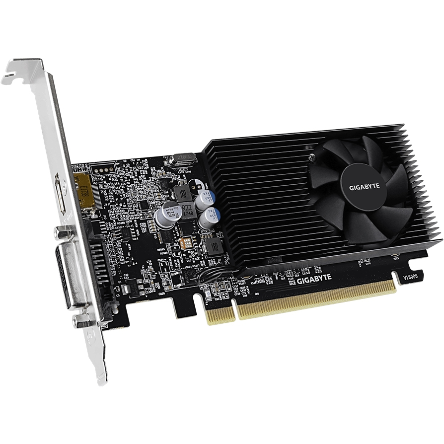 Thumbnail - Gigabyte GeForce GT 1030 Low Profile D4 2G 2GB DDR4 Grafikkarte - DVI/HDMI