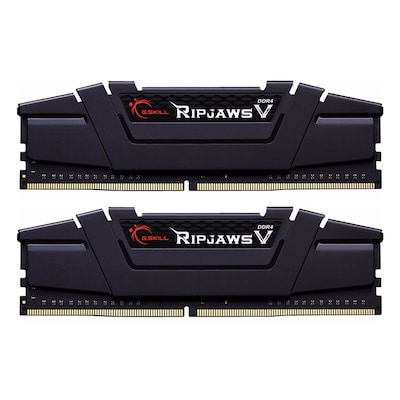 G.SKILL RipJaws V Schwarz 32GB Kit (2x16GB) DDR4-3200 CL16 DIMM Arbeitsspeicher