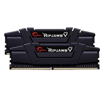 G.Skill RipJaws V Schwarz Kit 32GB Kit (2x16GB) DDR4-3600 CL16 DIMM Arbeitsspeicher