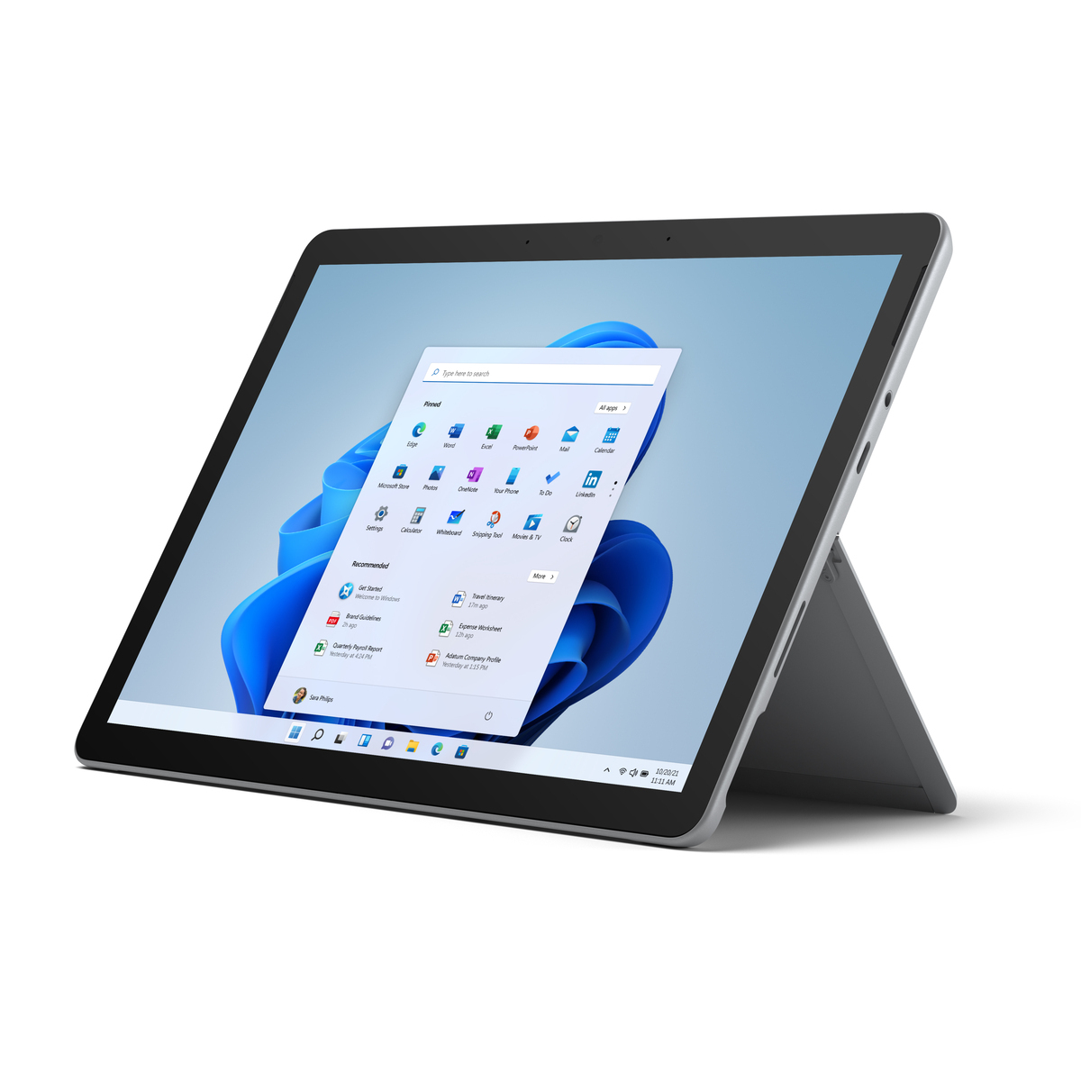 Microsoft Surface Go 4 for business - W11Pro - 8GB - 256GB i3 N200 - 8GB - 256GB SSD - W11Pro - platin