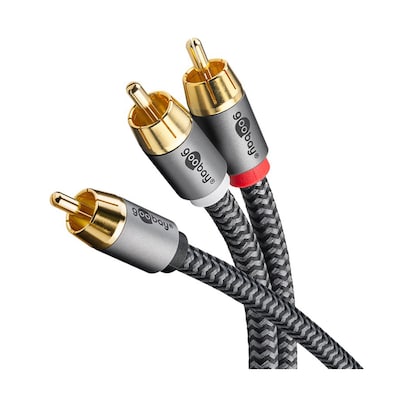 Goobay Plus Cinch Y-Kabel, 10.0 m