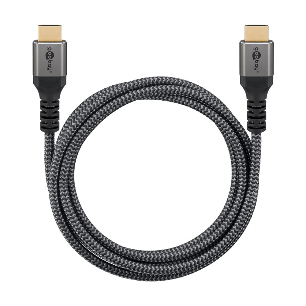 Goobay Plus High-Speed-HDMI™-Kabel mit Ethernet (4K@60Hz), 10m Kabel Produkt Bild 3