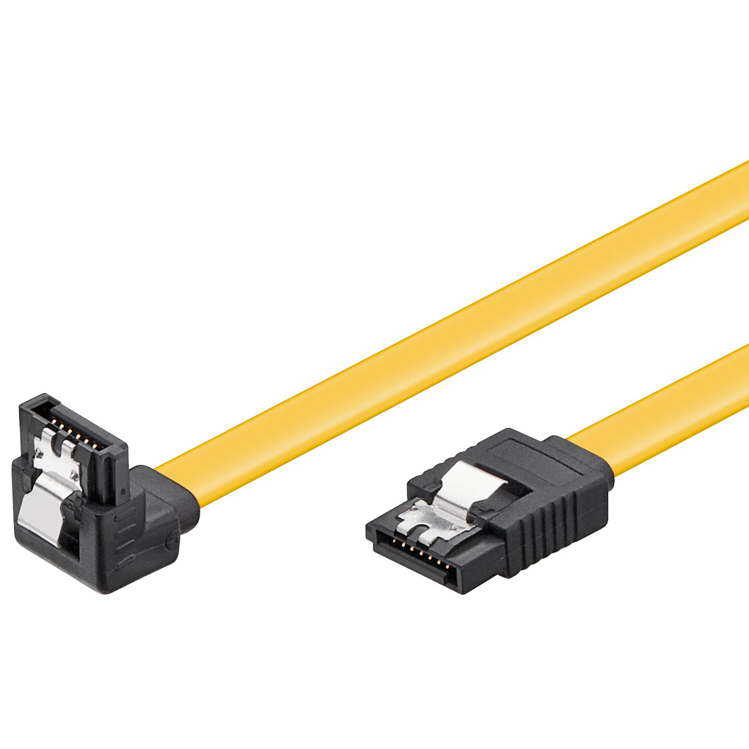 Thumbnail - Goobay HDD S-ATA Kabel 0.3m [S-ATA L-Type > L-Type 90°, Gelb]