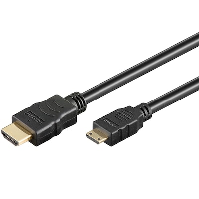 Goobay 1,5m High Speed HDMI Kabel mit Ethernet Bis zu 4K @ 60 Hz // vergoldete Kontakte // ARC