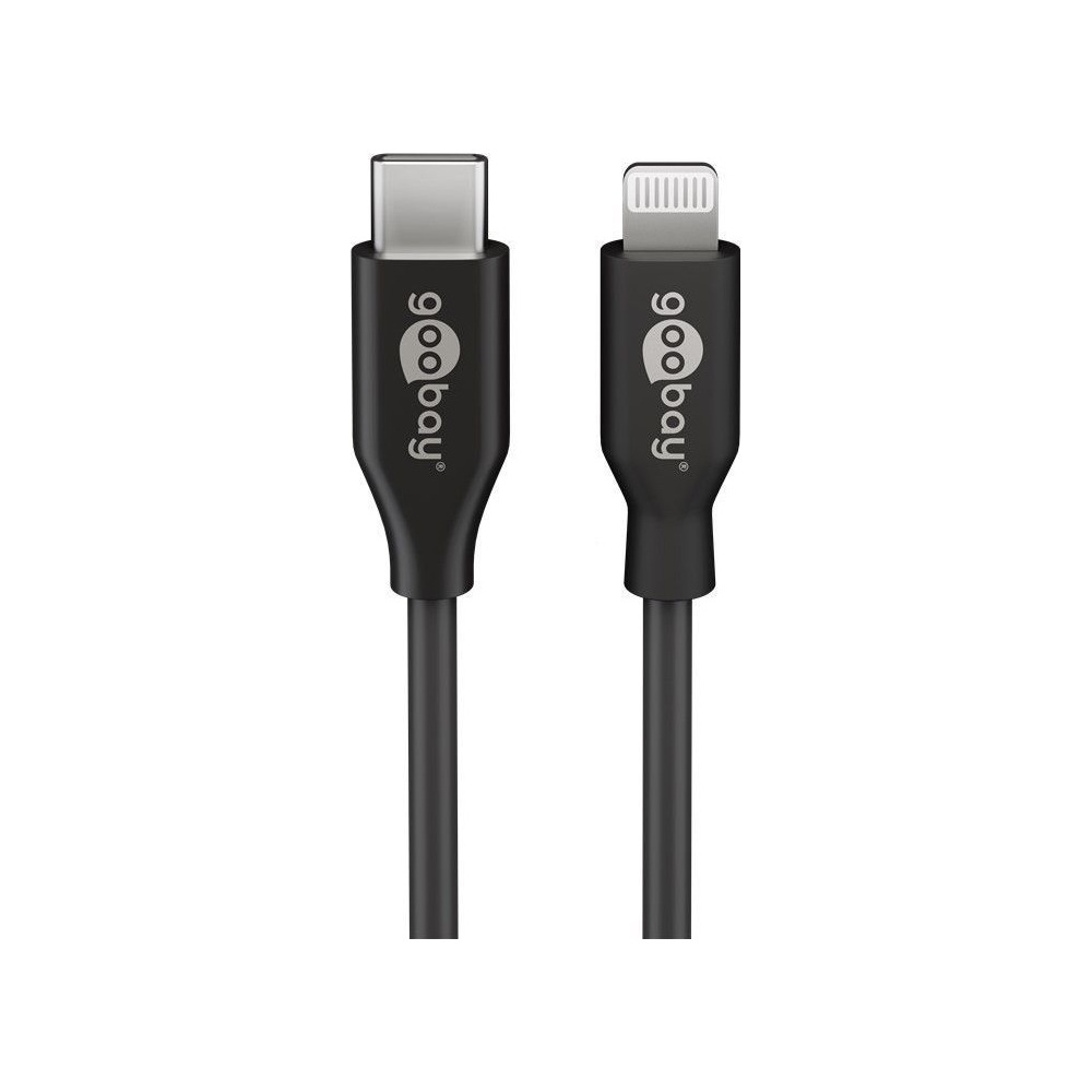 Thumbnail - Goobay Lightning - USB-C Kabel, 2,0 m, schwarz