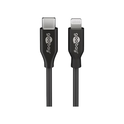 Thumbnail - Goobay Lightning - USB-C Kabel, 2,0 m, schwarz