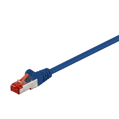 Goobay 3m CAT 6 Patchkabel, S/FTP (PiMF), Blau