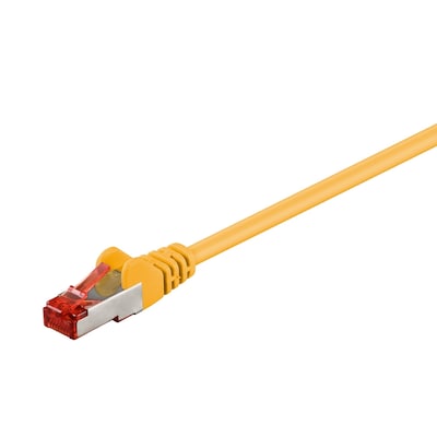 Goobay 3m CAT 6 Patchkabel, S/FTP (PiMF), Gelb