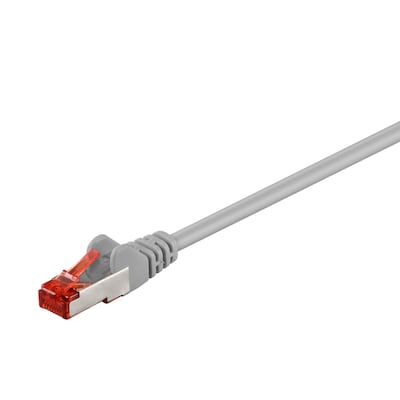 Goobay 0,25m CAT 6 Patchkabel, S/FTP (PiMF), Grau